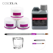 Высококачественный портативный акриловый маникюрный набор, Хрустальная пудра, 120 мл, для акриловых тарелок, 6 шт., набор и набор, инструмент для нейл-арта