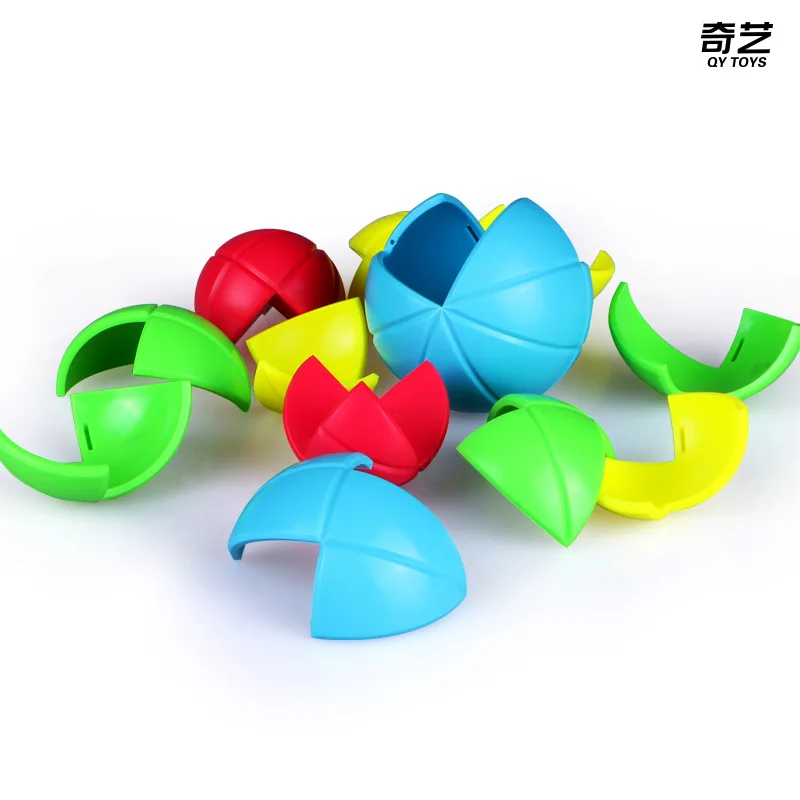 QiYi умный шар Волшебный куб безопасный ABS красочная головоломка игрушка для детей детский ручной Спиннер обучающий 7 см