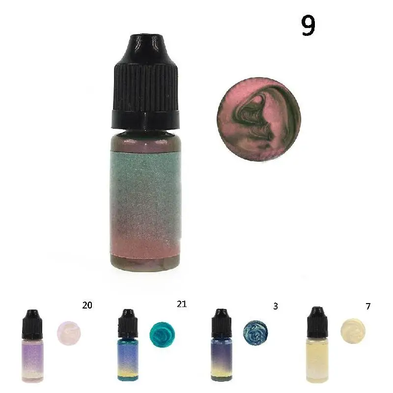 Горячая распродажа 24 Цвета Перламутровый пигментный порошок MICA Rainbow UV из эпоксидной смолы ремесло DIY ювелирных изделий HVR88