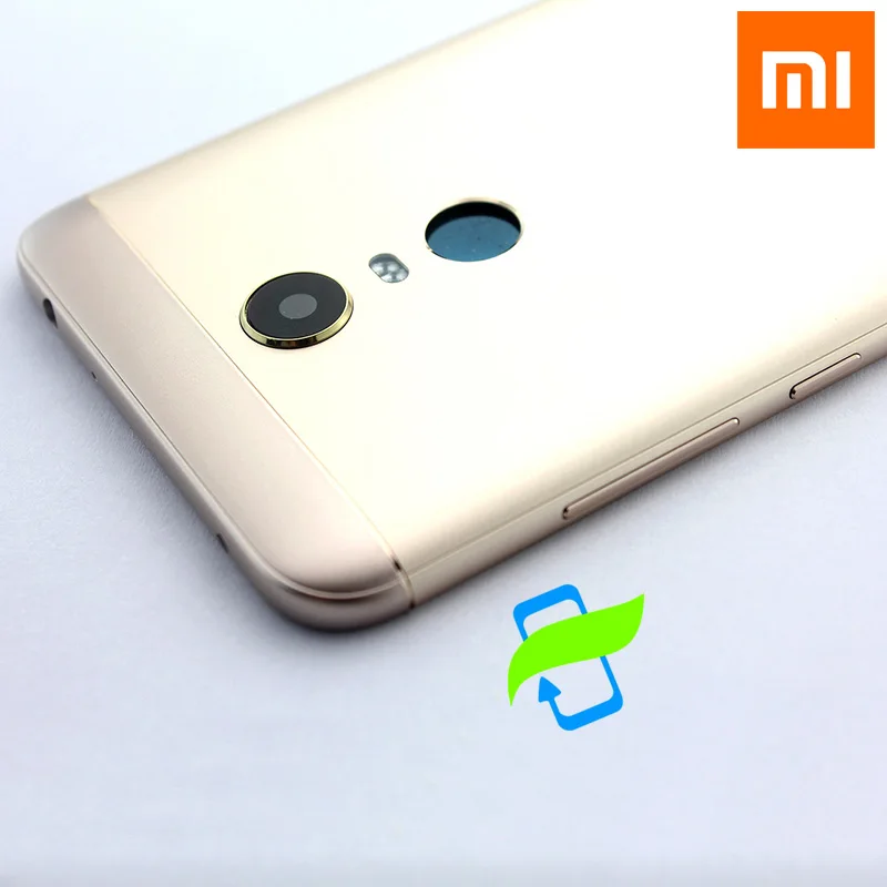 Батарея задняя крышка для Xiaomi Redmi 5 Plus задняя Корпус задняя дверь Чехол Redmi5 плюс Мощность отрегулируйте громкость кнопкой+ Камера объектив