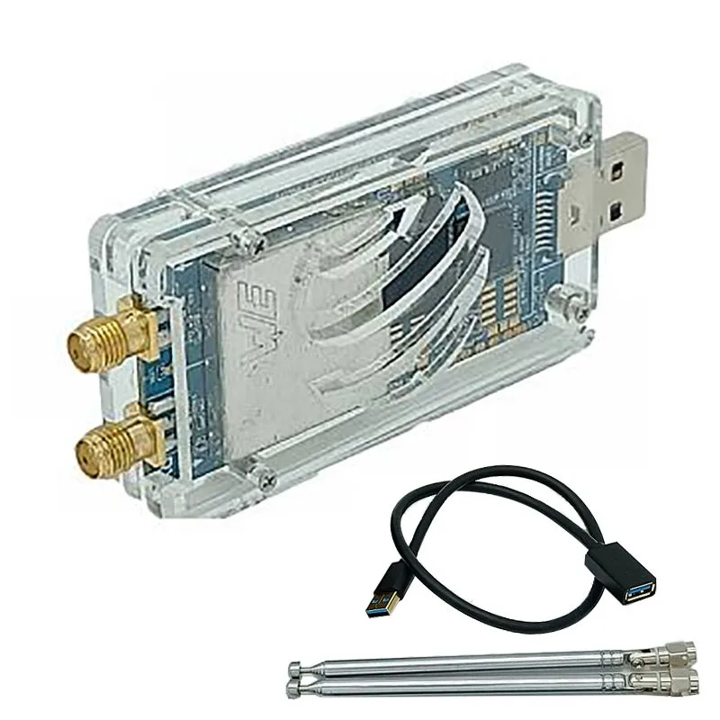 LimeSDR Мини Программное обеспечение радио макетная плата пропускная способность 30,72 МГц акриловая оболочка(полный комплект