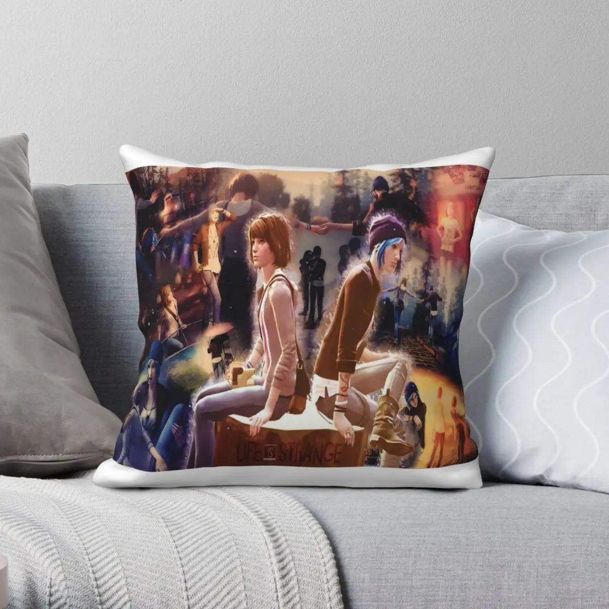 

Life Is Strange Pillowcase Polyester Linen Velvet Creative Zip Decor Throw Pillow Case Home Cushion Cover