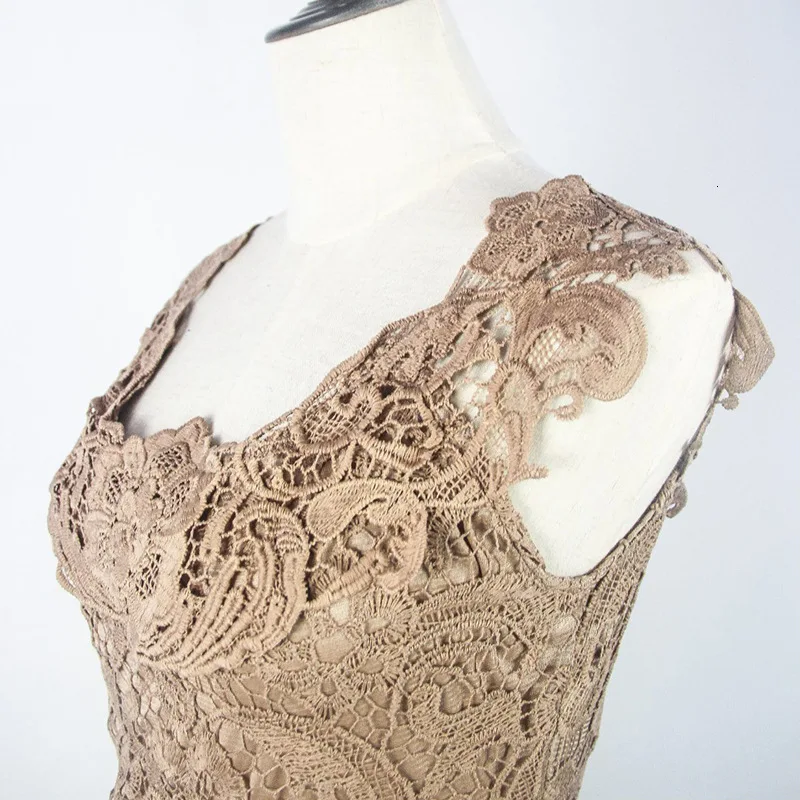 BacklakeGirls без рукавов трапециевидные кружевные коктейльные платья Vestido Coctel Mujer элегантные