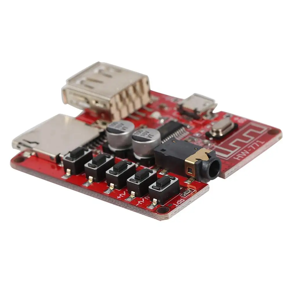 Bluetooth аудио приемник плата USB TF слот для карты DIY модифицированный MP3 модуль
