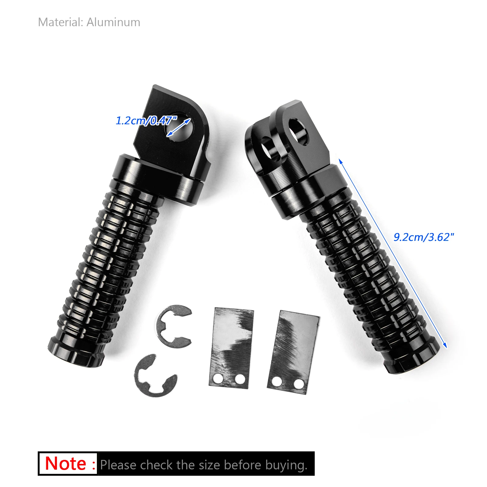 Artudatech передние опорные подножки с ЧПУ для KAWASAKI NINJA 250 R 300 400 R 650 1000 ZZR1400 аксессуары
