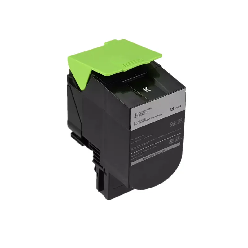 8000 страница большой емкости черный тонер cx510/cx410/cx310 с оригинальной стабильный чип для Lexmark 510/410/310 лазерный принтер - Цвет: 1BK