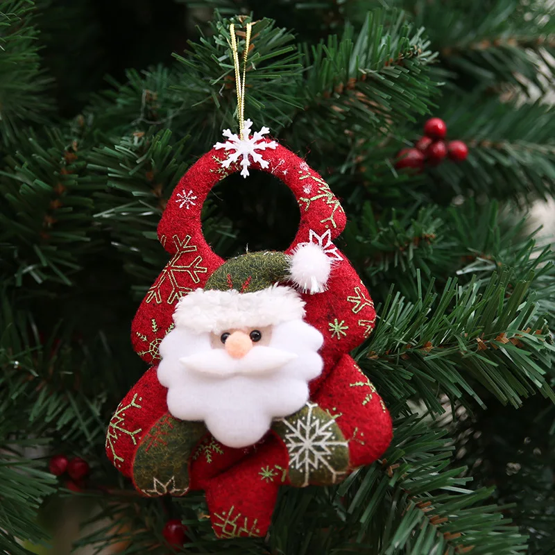 Новинка года, новогодние украшения, кукла Санта Клауса, снеговика, Navidad, рождественские украшения для дома, Natal Noel Natal Gfits - Цвет: style8-56-santa