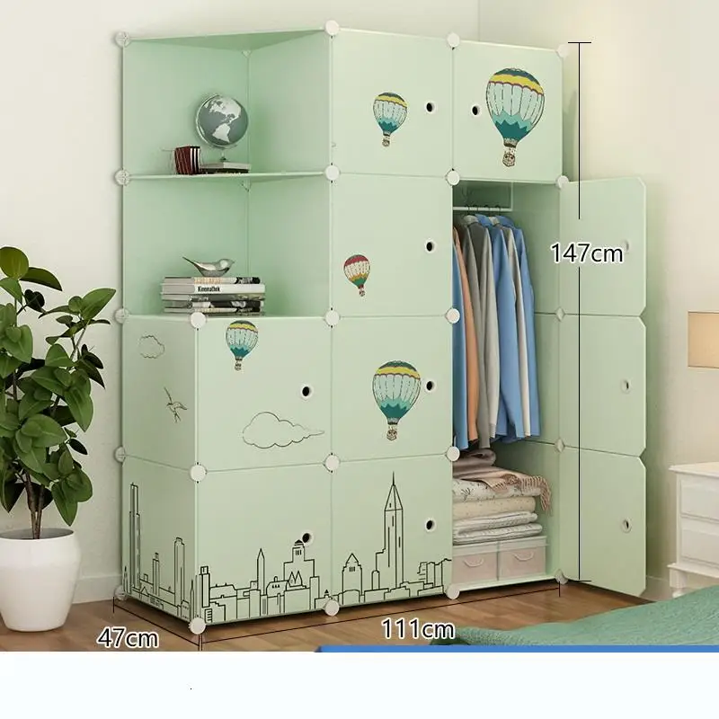 Домашний Armario Ropa Armoire mobini Armadio комод для табло Range De Dormitorio мебель для спальни Mueble шкаф - Цвет: MODEL I