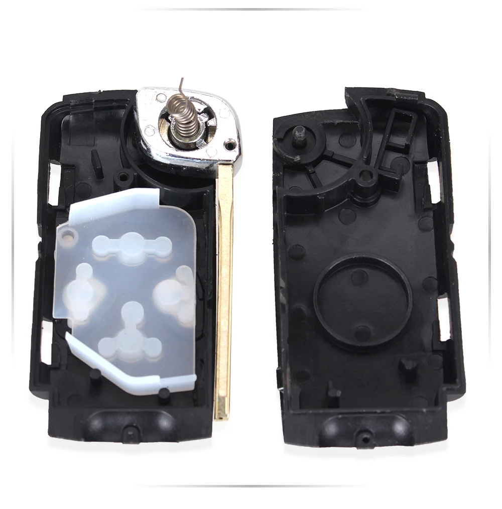 Дистанционный чехол для ключа автомобиля FOB для Toyota Camry 2009 2010 2011 Rav 4 2012 Corolla лезвие toy43 модифицированный 3 кнопки