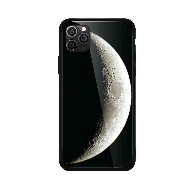 Стеклянный чехол для iPhone XS Max XR X 8 11 Pro Max, силиконовый тонкий чехол, закаленное стекло, звездное небо, для iPhone 8, 7 Plus, 6, 6 S, 8 Plus, 11 Pro - Цвет: 04