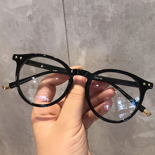 Fashionable Glasses Frame for Women/Men, Vintage Blue Light Computer Spectacle Round Optical Eyewear 2