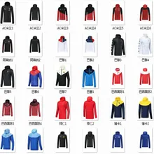 PSG Corinthian jersey soccer Real Madrideses roma Palmeiras Dortmund футбольная куртка Фламенго / плащ-Пыльник ветровка