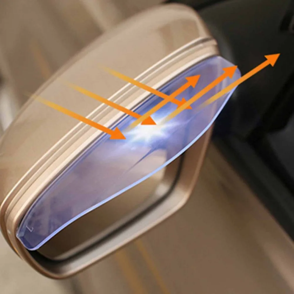 

Automotive Car Rear View Mirror Protector Rain Guard Mirror Protector Rain Eyebrow Rear View Mirror Visor Shade