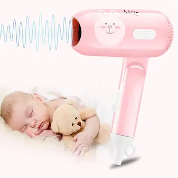 

US Plug Mini Folding Cartoon Hair Dryer Small Power Portable Traveling Household Hair Dryer
