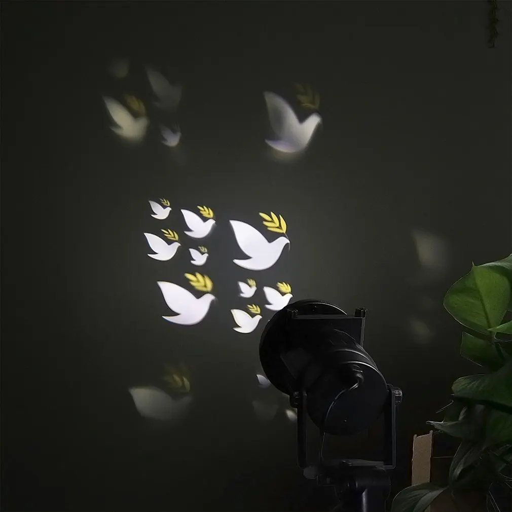 Romantic Colorful Popular Twilight Night Light Projector Lamp LED Laser Light Flashing Atmosphere Lamp Christmas Gift