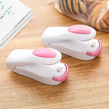 

Portable Mini Sealing Household Machine Heat Sealer Capper Food Saver For Plastic Bags Package Mini Gadgets