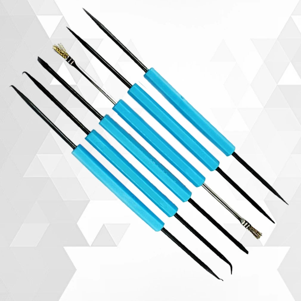 Details about   NEW 6Pcs Desoldering Aid Tool Circuit Board Soldering Welding Auxiliary Set 