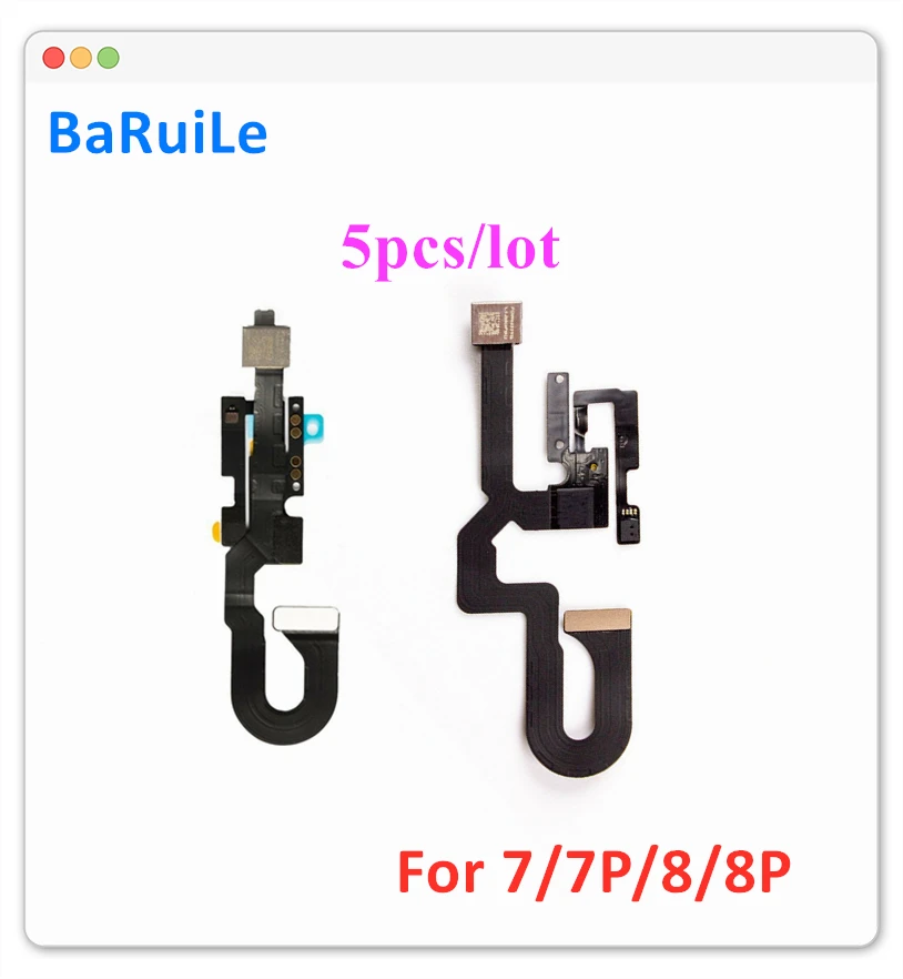 Гибкий кабель BaRuiLe для передней камеры iPhone 6 6S 7 8 Plus X 7P 8G запасные части маленькой