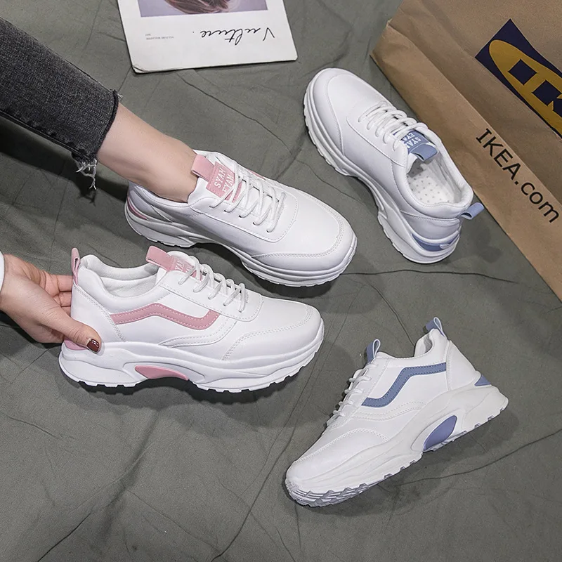 

Thick Bottomed CHIC New Style Shoes Women's 2019 Breathable Dad Autumn Versatile round-Toe Network Gauze Children Trendy Shoes S