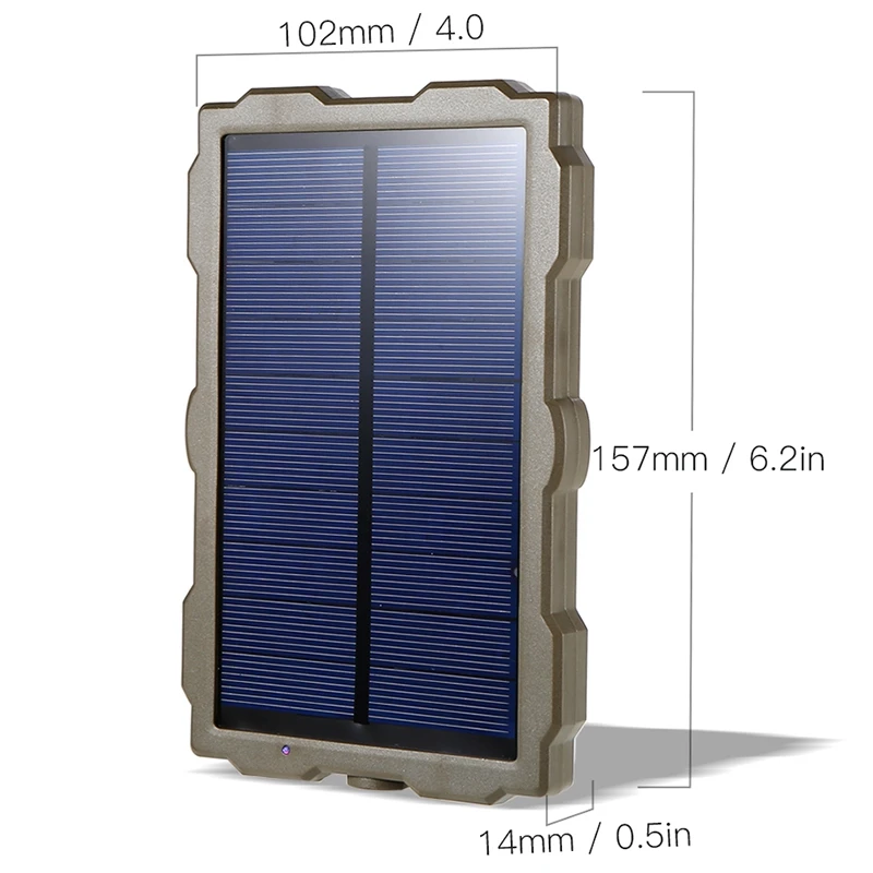 Уличная охотничья камера батарея солнечная панель зарядное устройство внешняя панель питания для диких камер фото-ловушки H801 H885 H9 H3 H501