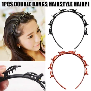 

Double Bangs Hairstyle Hairpin Hairdressing Hairpin Easy to Use Clip KSI999
