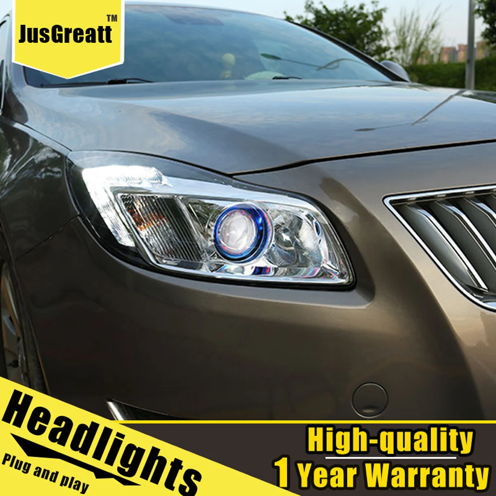 Пара фасветильник головного света Buick Regal s 2009 2013 светодиодные фары все