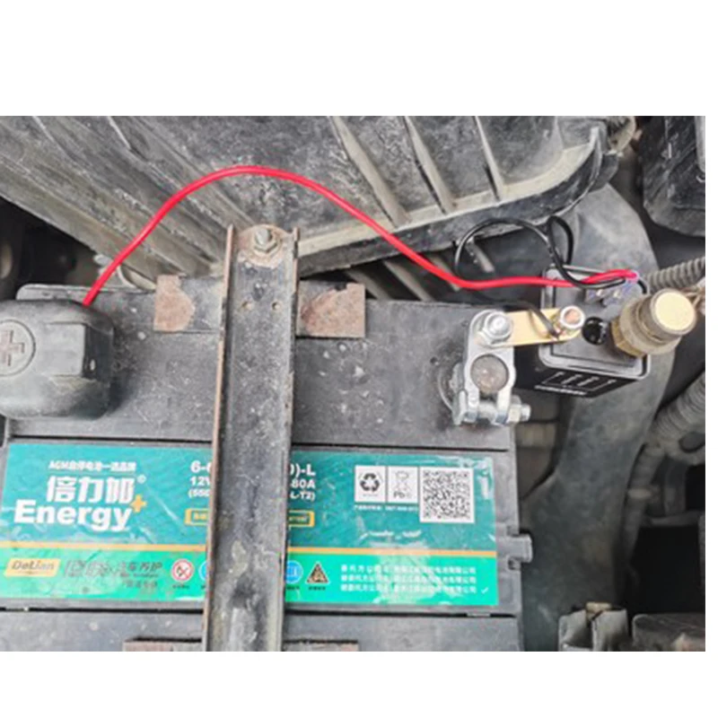 Car Battery Disconnecter 12V Car Relay Unit Universal Battery Switch Relay Integrated Wireless Remote Control Disconnect Switche
