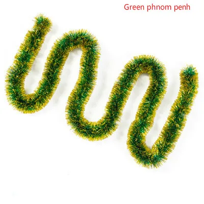 Green phnom penh Рождественская гирлянда, рождественские украшения, различные стили, можно выбрать яркие Семейные Праздничные рождественские украшения - Цвет: Green phnom penh