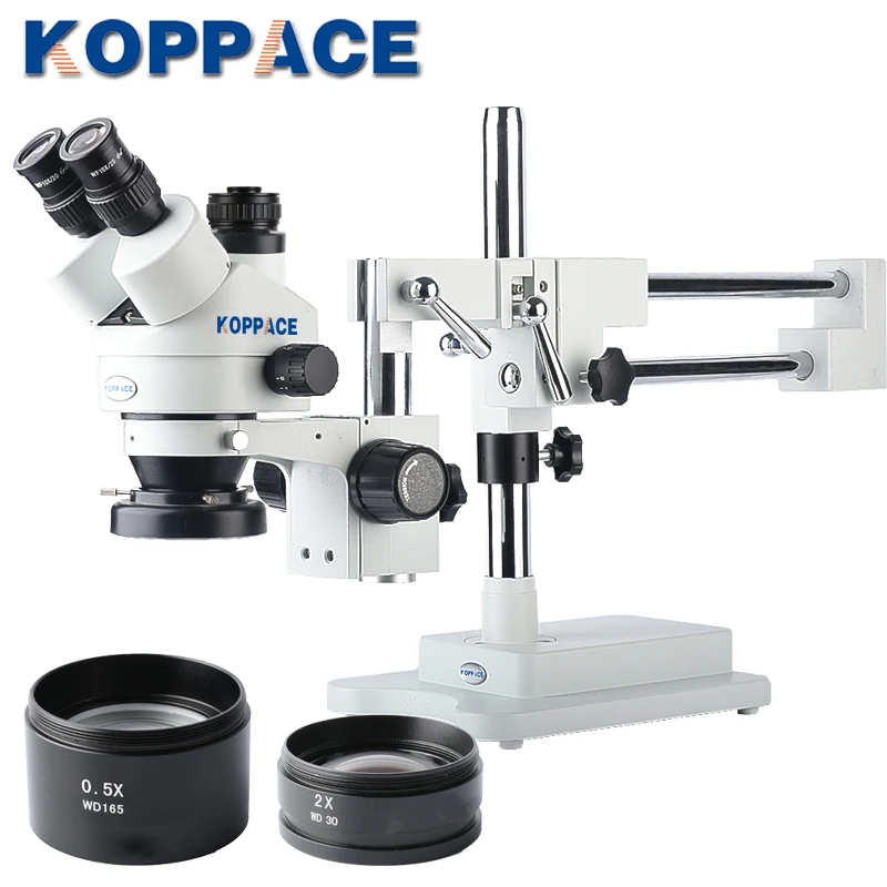 KOPPACE 3.5X-90X увеличение тринокуляр Стерео Зум телефон ремонт 10X окуляры включает в