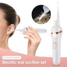 

USB Ear Cleaner Ear Wax Removal Tool Luminous Ear Curette Light Spoon Earpick Ear Cleaning Earwax Remover For Babies Adults