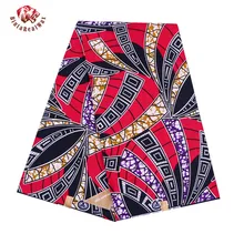 Анкара Африки полиэстер воск принты ткань bintareal воск высокое качество 6 ярдов африканская ткань для вечерние платье FP6085