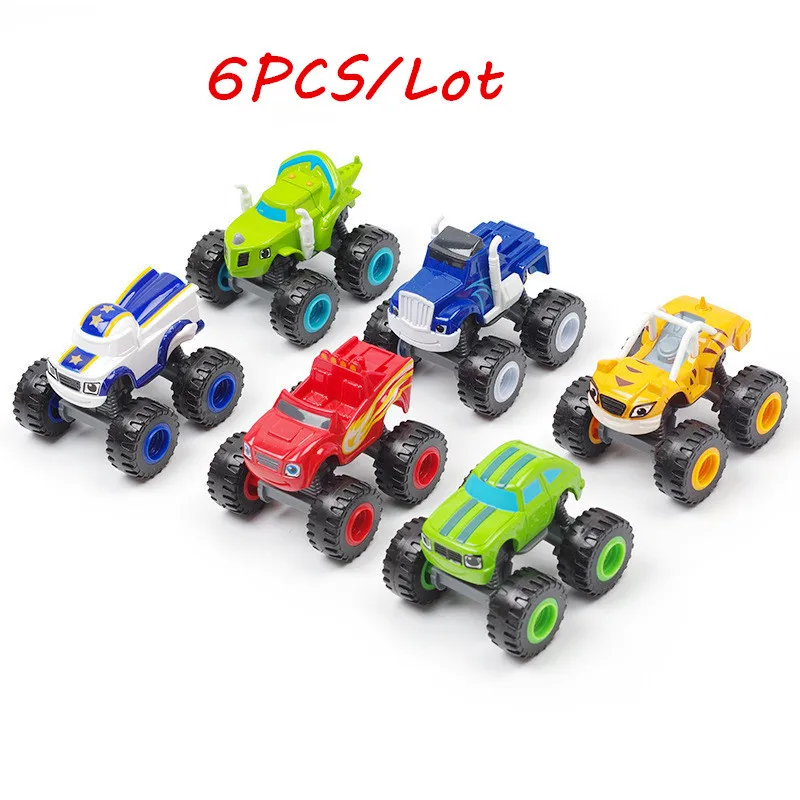 Игрушечный гоночный автомобиль Blaze Monster Diecast 6 шт. игрушечный гонщик грузовики