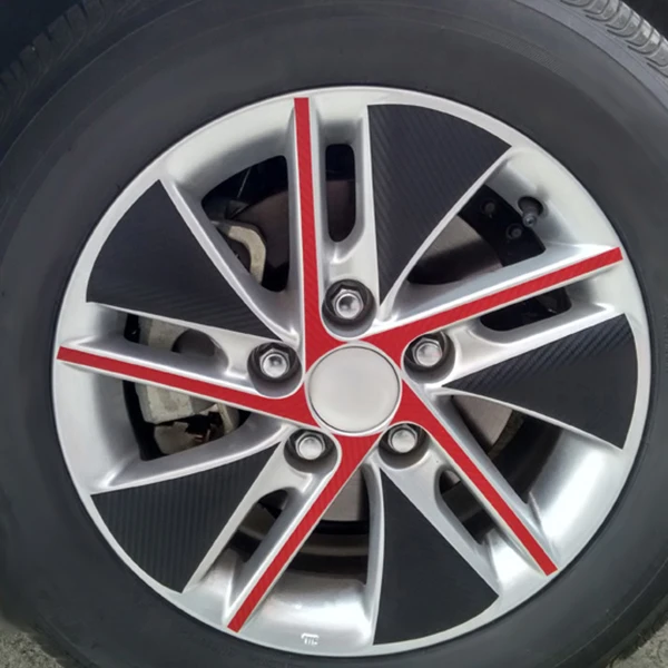 Автомобильная шина из углеродного волокна декоративная наклейка для TOYOTA New Corolla автозапчасти