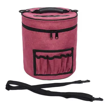 

Yarn Knitting Bag Family Inflatable Swimming Pool Portable Lightwight Canvas Storage Pocket Container For Crochet Hooks Needles