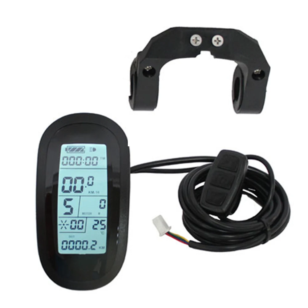 24-72V LCD6 Дисплей Meter-LCD6 Электрический велосипед Управление Панель ABS пятипроводная 1 шт
