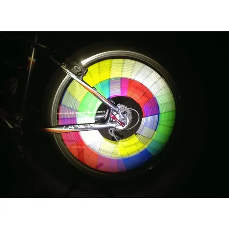 84PCS Security Tape Reflective Practical Easy to Use Creative Reflective Warning Strip Tube for Decor Wheel Use