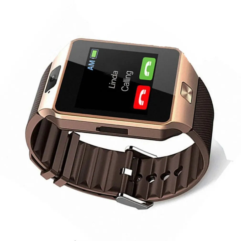 Умные часы с сенсорным экраном DZ09 с камерой наручные часы SIM карты Smartwatch для IOS Android телефон Поддержка нескольких языков