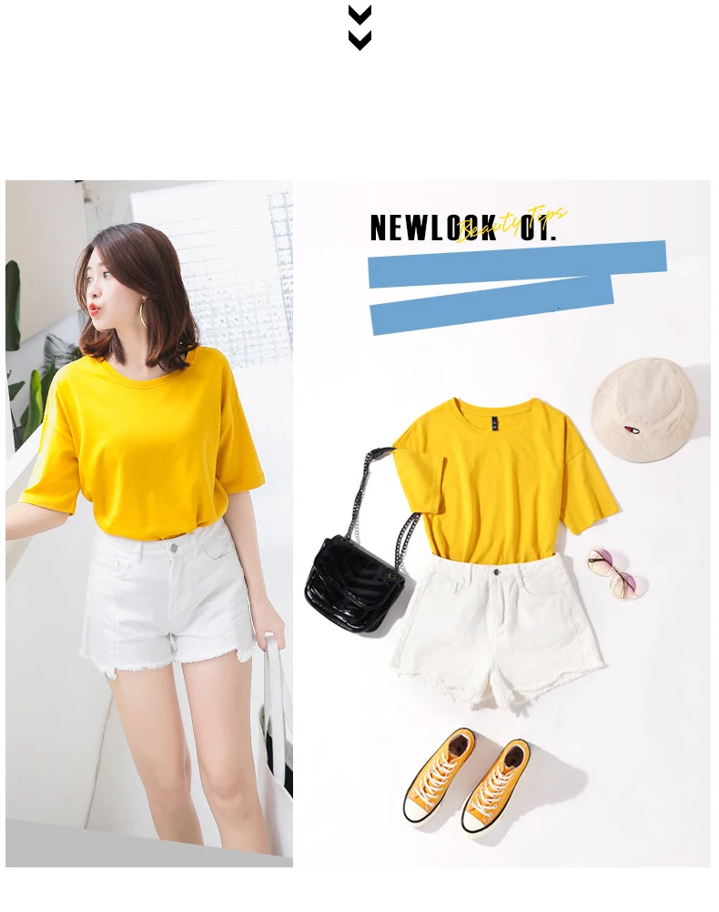Summer Short Sleeve Women's T-shirt 2020 Loose Casual T Shirts Girls Student Half Sleeve Daisy Pattern Harajuku Tops Female Tees