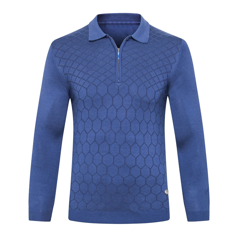 

Billionaire Sweater wool men's 2019 new casual zipper comfort high quality England embroidery big size M-6XL free shipping