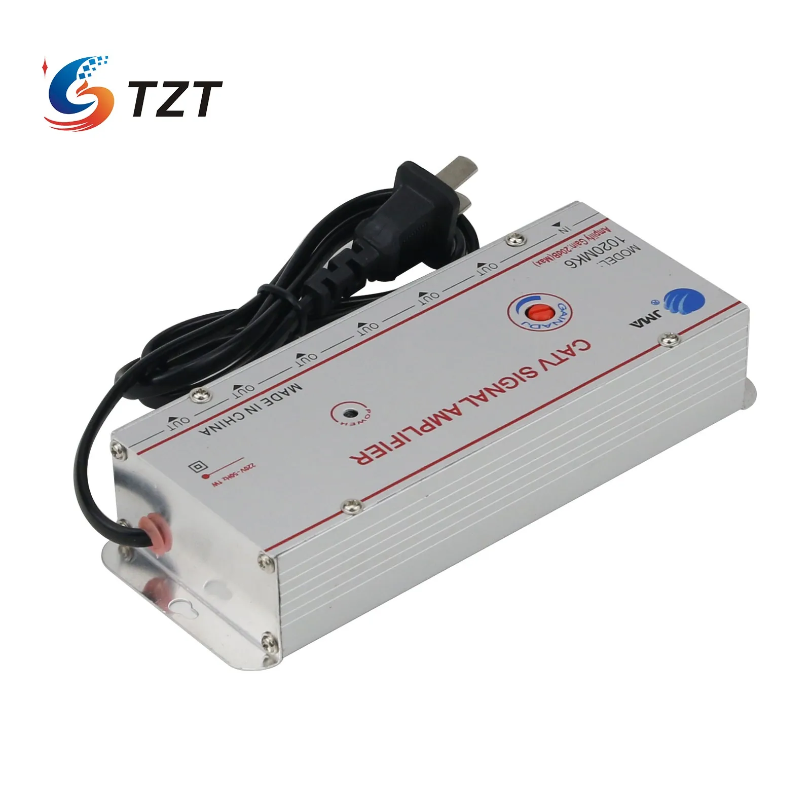 Tzt Jma-catv Amplificador de Sinal tv a Cabo em Casa Entrada Saídas Ganho Nominal 20db 1020mk6 - Image 3