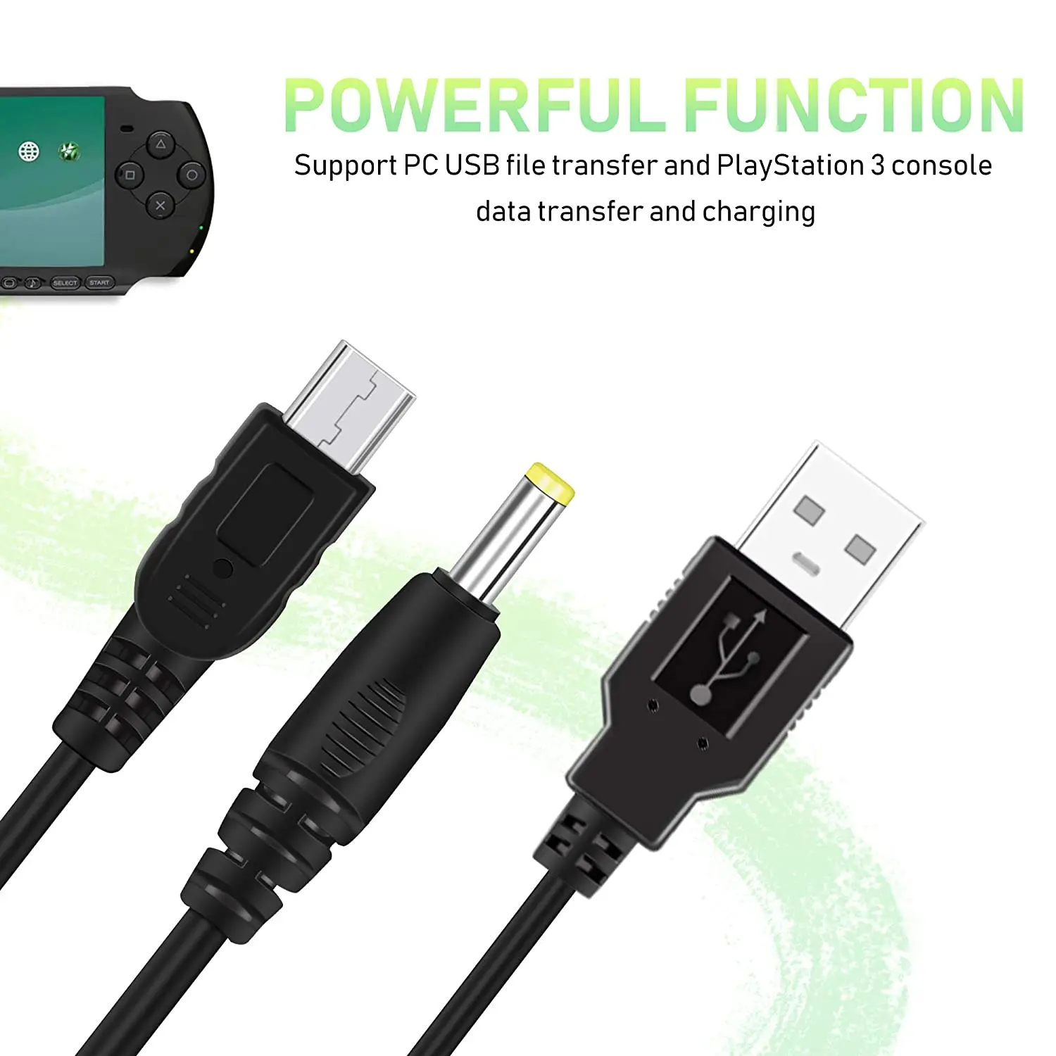PSP Charger Cable Portable USB PSP Power Cord  Data Cable for Sony PSP  1000 2000 3000 Charging Cord|cable for|cable for usbcables for charger -  AliExpress