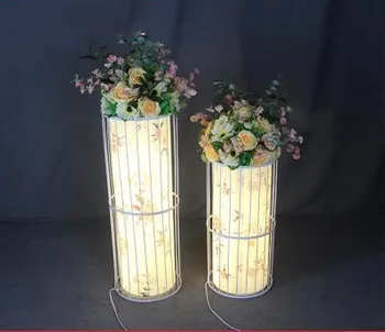 

New wedding props simple iron bird cage decoration ornaments luminous bird cage photography props