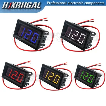 

0.56 Inch Mini Red Green Blue LED Display Panel Voltage Meter Voltmeter Home Use Voltage 3 Three Digital DC 4.5V 30V 2 Wires