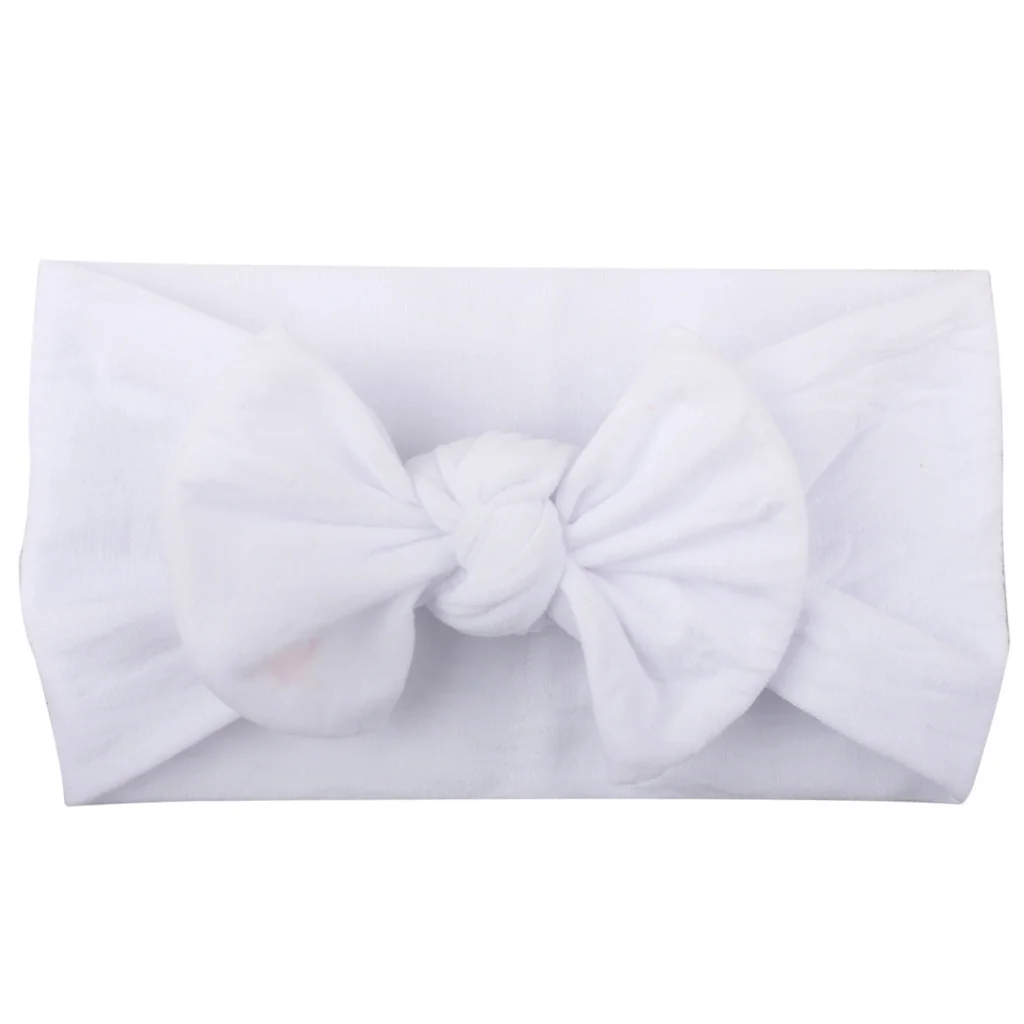 Baby Girl Headband Infant Hair Accessories Bows Newborn Headwear Rabbit Ear Elastic Gift Toddler Bandage Ribbon Soft Bowknot Children's Finger Toothbrush