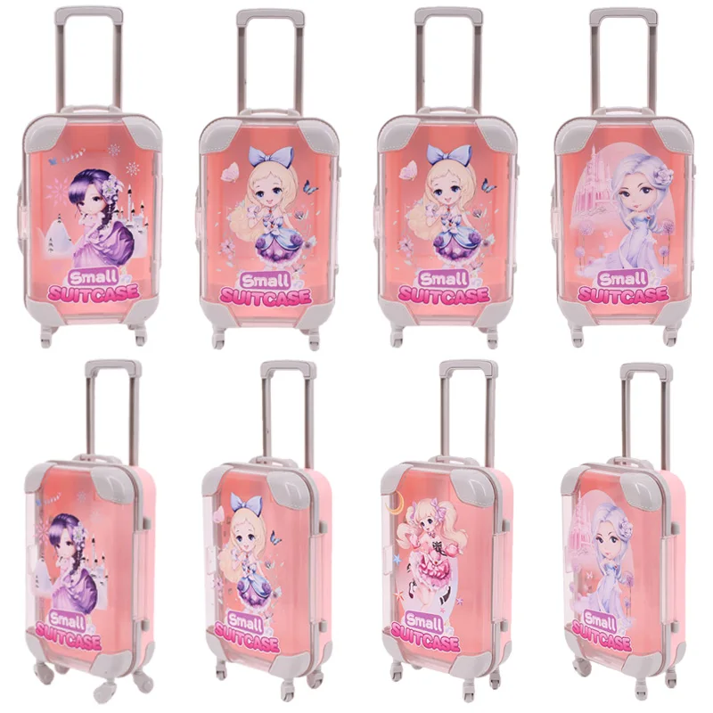 卡通贴纸旅行箱