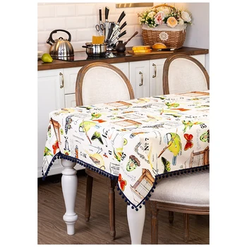 

Tablecloth Butterfly 144 * 147 cm, 100% Cotton Home and kitchen products
