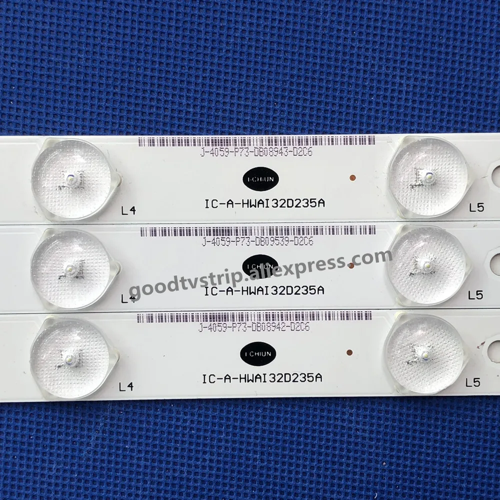 3pcs LED Backlight strip for PREMIER-PR-32B30 32LEW60 32LEU60 LC320EXN SE-A1 IC-A-HWAI32D235A ECHOM-32DB-4632DB008-A1 2