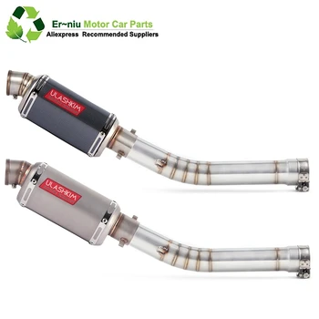 

Motorcycle full System exhaust Muffler Escape middle Link Contact pipe For suzuki GSXR1000 GSX R1000 GSXR 1000 K7 2005 to 2015