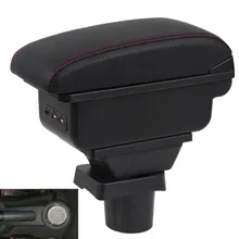 Para mitsubishi mirage espaço estrela caixa de apoio de braço loja central caixa de armazenamento conteúdo interface usb