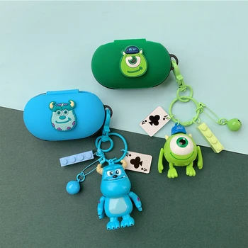 

Cartoon Silicone Cover for Samsung Galaxy Buds / Buds+ Plus Case Bluetooth Headset Charging Box Case Accessories Decor Bag